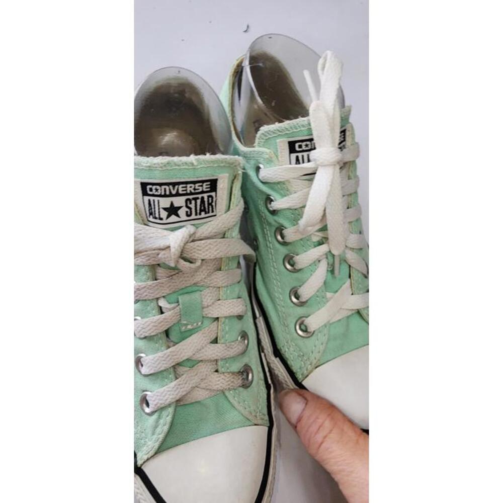 Converse All Star Mint Green Sneakers Mens Size 5, Womens Size 7 Rare Color - Picture 6 of 15